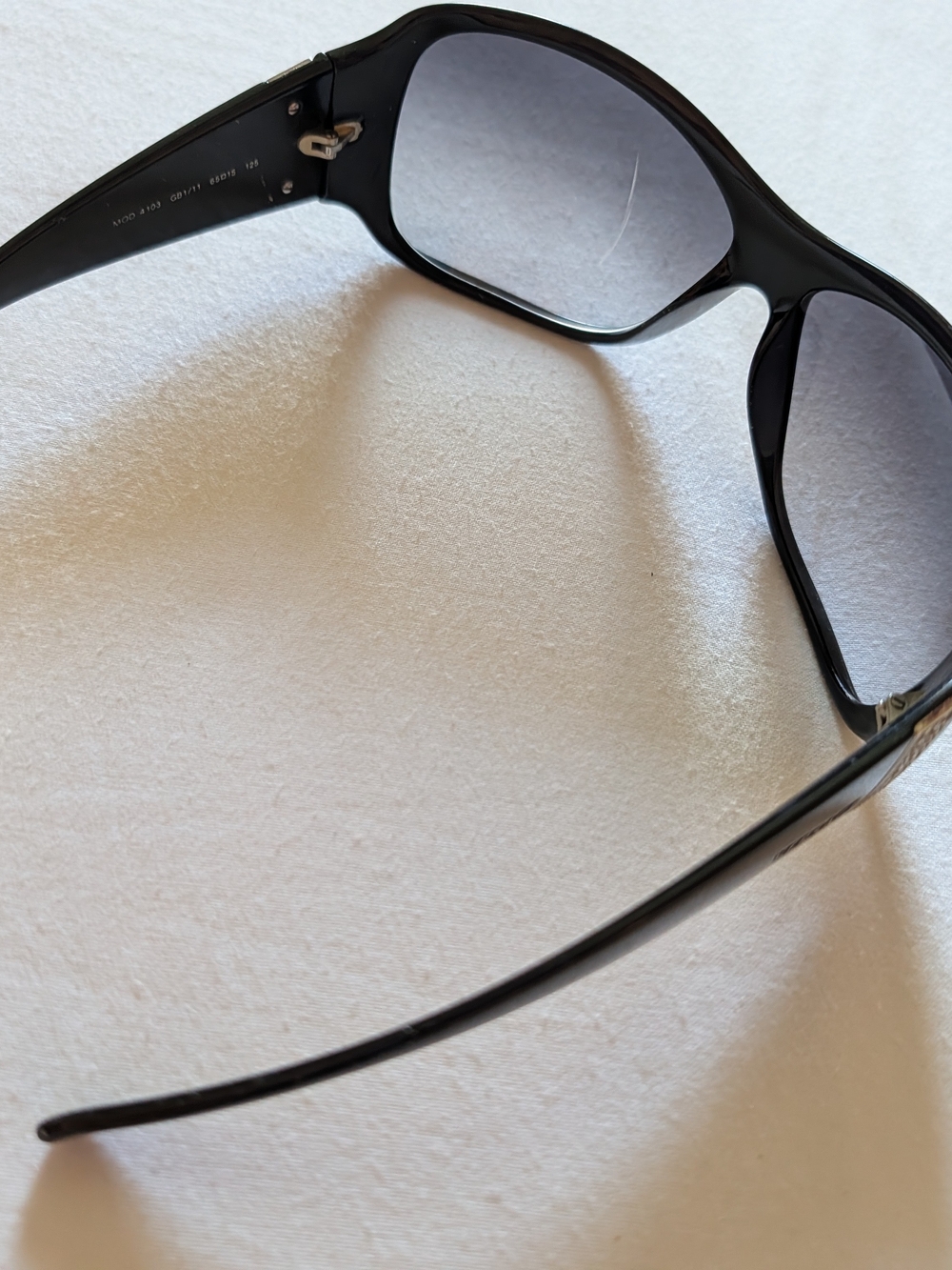 Versace Women's Black Sunglasses with Smoke Lenses - Picture 9 of 10